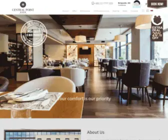 Centralpointhotel.com(Hotel Central Point je idealan izbor za poslovne ljude) Screenshot