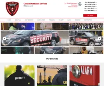 Centralprotection.ca(Central Protection Services) Screenshot