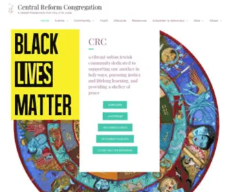 Centralreform.org(Central Reform Congregation) Screenshot