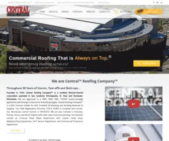 Centralroofing.com(Commercial Roofing Company) Screenshot