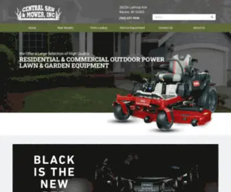 Centralsaw.com(Home Central Saw & Mower) Screenshot