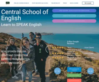 Centralschool.ie(English School Dublin) Screenshot
