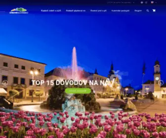 Centralslovakia.eu(Domov) Screenshot