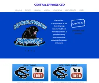 Centralsprings.net(CENTRAL SPRINGS CSD) Screenshot