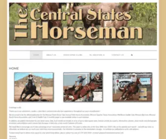 Centralstateshorseman.com(Central States Horseman) Screenshot