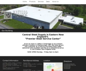 Centralsteelsupply.com(Central Steel Supply) Screenshot