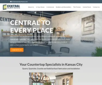 Centralsurfaces.com(Kansas City Surfaces and Countertops) Screenshot