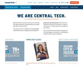 Centraltech.edu(Central Tech) Screenshot