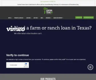 Centraltexasfarmcredit.com(Central Texas Farm Credit) Screenshot