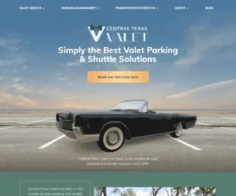 Centraltexasvalet.com(Exceptional Valet Parking Services at Central Texas Valet) Screenshot