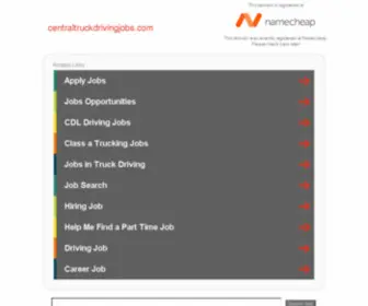 Centraltruckdrivingjobs.com(Central Refrigerated Service) Screenshot