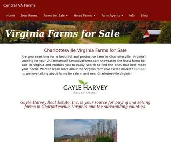 Centralvafarms.com(Charlottesville Virginia Farms For Sale) Screenshot