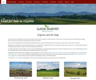 Centralvaland.com(Charlottesville Virginia Land For Sale) Screenshot