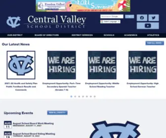 Centralvalleysd.org(Central Valley School District) Screenshot