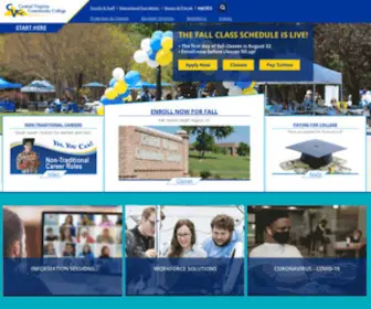 Centralvirginia.edu(Central Virginia Community College) Screenshot