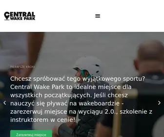 Centralwakepark.pl(Central Wake Park) Screenshot