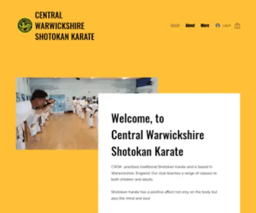 Centralwarwickkarate.com(Central Warwickshire Shotokan Karate) Screenshot