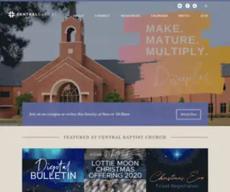 Centralwr.com(Central Baptist Church) Screenshot