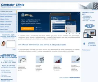 CentralXclinic.com.br(Software para clínicas) Screenshot