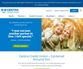 Centra.org(Centra Credit Union) Screenshot