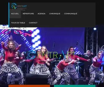 Centrart.qc.ca(Centrart Une vitrine culturelle sur Pierre) Screenshot
