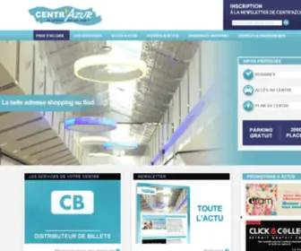 Centrazur.net(Bienvenue à Centr'Azur pour votre RDV shopping à Hyères) Screenshot