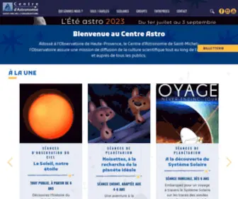 Centre-Astro.fr(Le Centre d'Astronomie) Screenshot