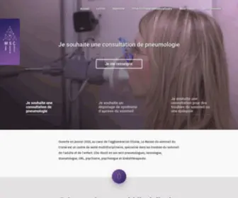 Centre-DU-Sommeil.com(Accueil) Screenshot