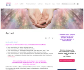 Centre-International-DE-Reiki.com(Pour tous ceux qui veulent améliorer leur bien) Screenshot