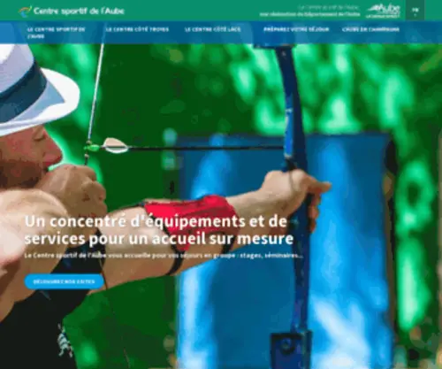 Centre-Sportif-Aube.fr(Accueil du site du Centre sportif de l'Aube) Screenshot