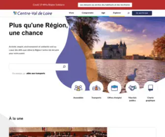 Centre-Valdeloire.fr(Region Centre) Screenshot