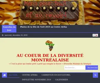 Centreafrika.com(Au coeur de la diversit) Screenshot