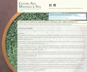 Centreavespa.com(Pittsburgh Massage Therapist) Screenshot