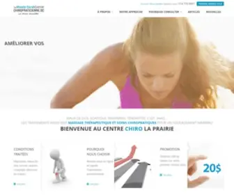 Centrechirolaprairie.com(Centre Chiro La Prairie) Screenshot