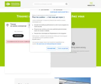 Centrecommercialcarrefour.fr(Retrouvez vos centres commerciaux Carrefour en France) Screenshot