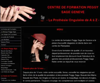 Centredeformationpeggysage.com(Centre de formation peggy sage Genève) Screenshot