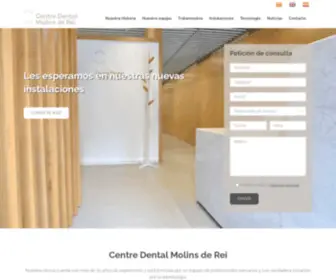 Centredentalmolins.com(Centre Dental Molins de Rei) Screenshot