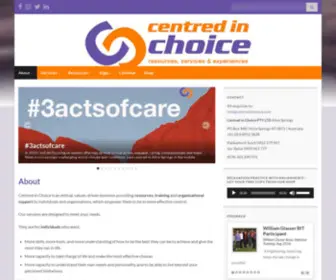 Centredinchoice.com(Centred in Choice) Screenshot