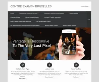 Centreexamenbruxelles.be(Page d'acceuil) Screenshot