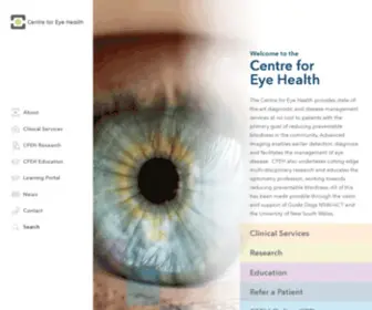 Centreforeyehealth.com.au(The Centre for Eye Health (CFEH)) Screenshot