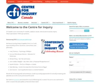 Centreforinquiry.ca(Centreforinquiry) Screenshot