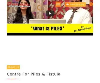 Centreforpilesandfistula.com(Centre For Piles & Fistula) Screenshot