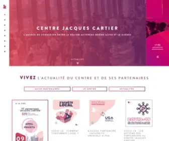 Centrejacquescartier.com(Le réseau auvergne) Screenshot