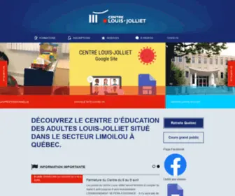 Centrelouisjolliet.qc.ca(Centre Louis) Screenshot