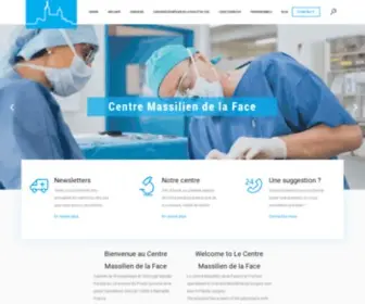 Centremassiliendelaface.com(Accueil chirurgie maxillo) Screenshot