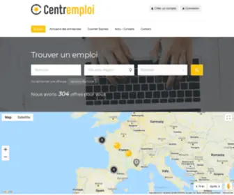 Centremploi.com(Votre job partner) Screenshot