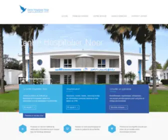Centrenoor.org(Centre Hospitalier Noor) Screenshot