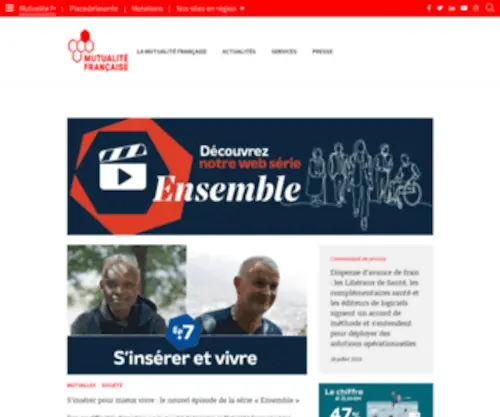 Centres-Sante-Mutualistes.fr(La Fédération nationale de la Mutualité Française) Screenshot