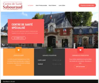 Centresabouraud.fr(Centre de Santé Sabouraud) Screenshot