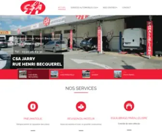 Centrescsa.com(Centre de Service Automobile) Screenshot